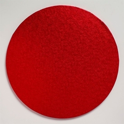 Dortová podložka červená – průměr 35 cm – síla 1,2 cm