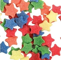 Cukrové hvězdičky barevné, 50 g