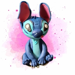 Fondánová figurka Stitch