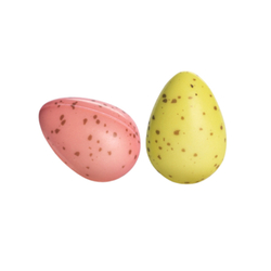 3D kropenatá vajíčka z bílé čokolády,5ks