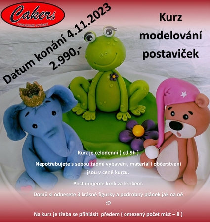Kurz modelování postaviček dne 4.11.2023