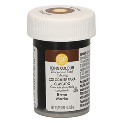 Wilton gelová barva brown  28g - hnědá