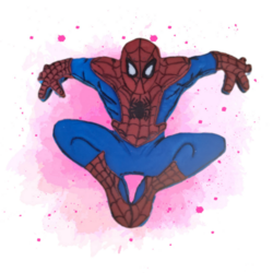 Fondánová figurka Spider man 2D