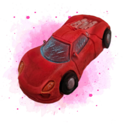 Fondánová figurka Auto