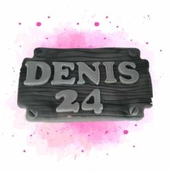 Fondánová figurka Různé cedulky