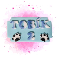 Fondánová figurka Různé cedulky