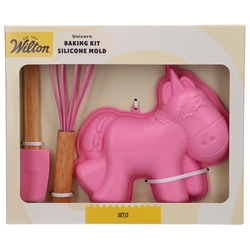Wilton silikonová forma na pečení JEDNOROŽEC sada 3kS 