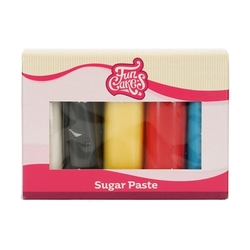  FunCakes Barevné potahovací hmoty Primary Color Palette 5x100 g