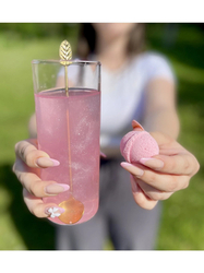 Brusinka, limetka, pomeranč  - Třpytivá drinková bomba  
