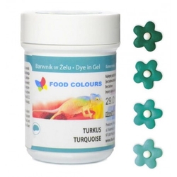 Gelová barva Food Colours (Turquoise) tyrkysová 35 g