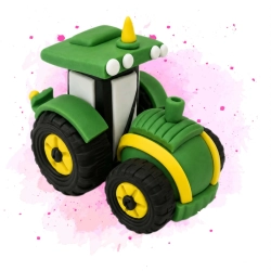 Fondánová figurka Traktor