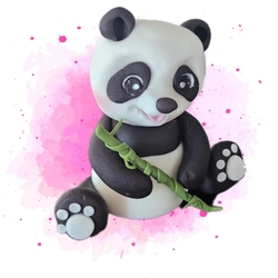 Fondánová figurka Panda