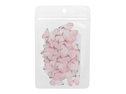 Dekorace z jedlého papíru Motýlci růžový 29ks