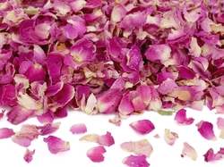 Sušené květy růží,fialové 5g