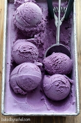 Směs na zmrzlinu  do zmrzlinovače - lila ( lesní ovoce)  240g