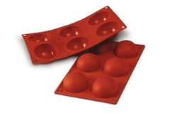 Forma silikon: polokoule 6x60ml