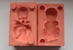  Silikonová formička miminko s plenkou 3D