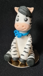 Fondánová figurka Zebra