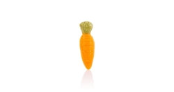 Mrkev  malá - 2,5cm- Čokoládová dekorace 10ks