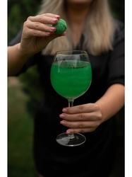 Limetka a máta - Třpytivá drinková bomba   - 1ks