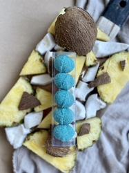 Kokos a ananas - Třpytivá drinková bomba - 1ks 
