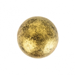 BALLS BLACK PEARL GOLD čokoládová ozdoba KOULE, Perla Zlatá / Černá, 7 ks