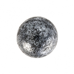 BALLS BLACK PEARL SILVER čokoládová ozdoba KOULE 7 ks