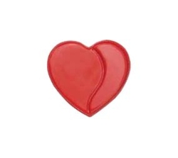 RED HEART3D čokoládové ozdoba SRDCE 3D, 15 ks