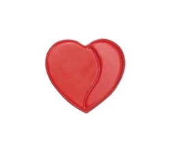 RED HEART 3D čokoládová ozdoba SRDCE 3D, 15 ks
