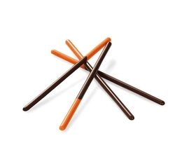 Pick-Up Stick Orange čokoládové zdobení TYČINKA 135 mm, oranžová tmavá, 10 ks