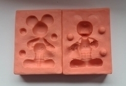 Silikonová formička Mickey Mouse 3D