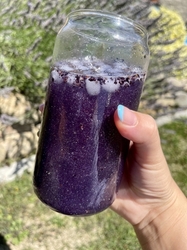 Borůvka - Třpytivá drinková bomba  - 1ks