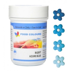 Gel barva Food Colours (Azure Blue) azurově modrá 35g