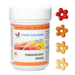 Gelová barva Food Colours (Orange) oranžová a lososová 35 g