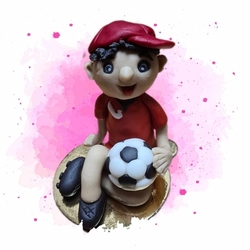 Fondánová figurka Fotbalista