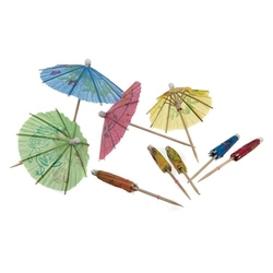 Deštníček 10ks  - zápich