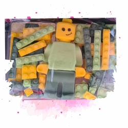 Fondánová figurka Lego
