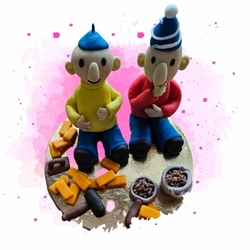 Fondánová figurka Stitch - kopie