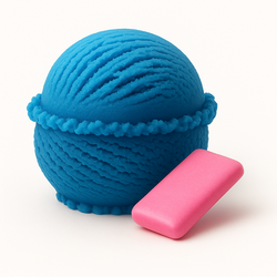 Směs na Bubble Gum zmrzlinu 200g Tasty Me