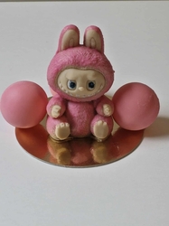 Čokoládová figurka Labubu -růžový