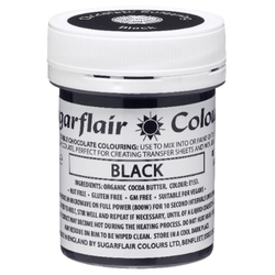 Sugarflair čokoládová barva ČERNÁ 35g