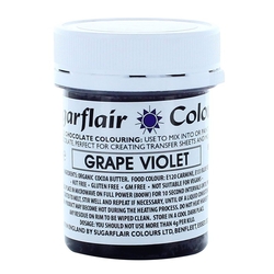 Barva do čokolády na bázi kakaového másla  Grape Violet, 35 g 