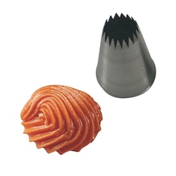 Cukrářská zdobící špička – otevřená hvězda - 18 mm - BF319, MARTELLATO, 1 ks