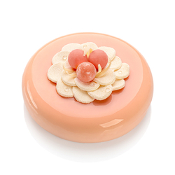 Balls PEACH PEARL,čokoládová ozdoba KOULE  7ks