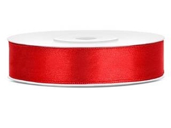 Červená stuha 12 mm x 25 m (1 ks)