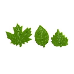 Leaves Green set,čokoládové listy zelené 9ks