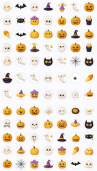 SUGAR STAMP  - Pusinky -  předtištěné předlohy - Halloween