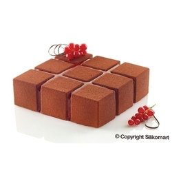 Forma silikon bílá - CUBIK 1400 172x172mm v.50mm 1400ml