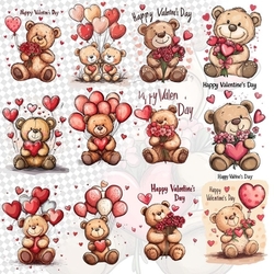 SUGAR STEAMP  - Pusinky -  předtištěné předlohy - Valentýn