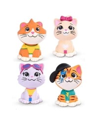 Sugar Cats 44Catti, cukrová figurka Kočička 1, 4 cm, 1 ks